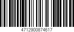 Código de barras (EAN, GTIN, SKU, ISBN): '4712900874617'