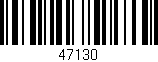 Código de barras (EAN, GTIN, SKU, ISBN): '47130'
