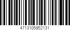 Código de barras (EAN, GTIN, SKU, ISBN): '4713105952131'