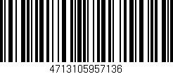 Código de barras (EAN, GTIN, SKU, ISBN): '4713105957136'