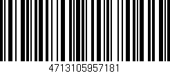 Código de barras (EAN, GTIN, SKU, ISBN): '4713105957181'