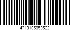 Código de barras (EAN, GTIN, SKU, ISBN): '4713105958522'