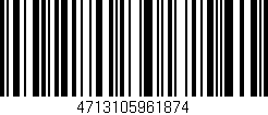 Código de barras (EAN, GTIN, SKU, ISBN): '4713105961874'