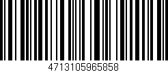 Código de barras (EAN, GTIN, SKU, ISBN): '4713105965858'