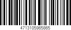 Código de barras (EAN, GTIN, SKU, ISBN): '4713105965865'