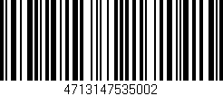 Código de barras (EAN, GTIN, SKU, ISBN): '4713147535002'