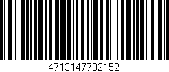 Código de barras (EAN, GTIN, SKU, ISBN): '4713147702152'
