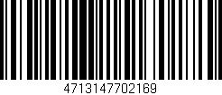 Código de barras (EAN, GTIN, SKU, ISBN): '4713147702169'