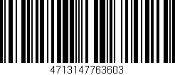 Código de barras (EAN, GTIN, SKU, ISBN): '4713147763603'