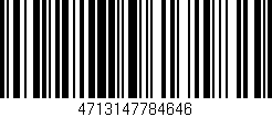 Código de barras (EAN, GTIN, SKU, ISBN): '4713147784646'