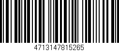 Código de barras (EAN, GTIN, SKU, ISBN): '4713147815265'