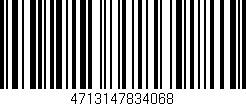 Código de barras (EAN, GTIN, SKU, ISBN): '4713147834068'