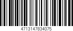 Código de barras (EAN, GTIN, SKU, ISBN): '4713147834075'