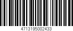 Código de barras (EAN, GTIN, SKU, ISBN): '4713195002433'