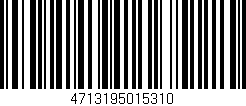 Código de barras (EAN, GTIN, SKU, ISBN): '4713195015310'