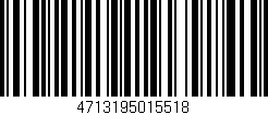 Código de barras (EAN, GTIN, SKU, ISBN): '4713195015518'