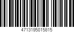 Código de barras (EAN, GTIN, SKU, ISBN): '4713195015815'