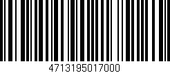 Código de barras (EAN, GTIN, SKU, ISBN): '4713195017000'