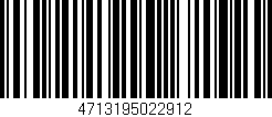 Código de barras (EAN, GTIN, SKU, ISBN): '4713195022912'