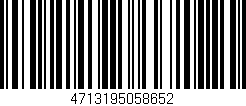 Código de barras (EAN, GTIN, SKU, ISBN): '4713195058652'