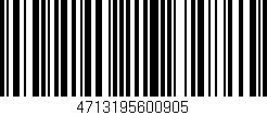 Código de barras (EAN, GTIN, SKU, ISBN): '4713195600905'