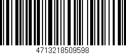 Código de barras (EAN, GTIN, SKU, ISBN): '4713218509598'