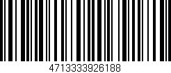 Código de barras (EAN, GTIN, SKU, ISBN): '4713333926188'