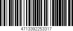 Código de barras (EAN, GTIN, SKU, ISBN): '4713392253317'