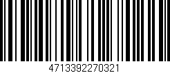 Código de barras (EAN, GTIN, SKU, ISBN): '4713392270321'