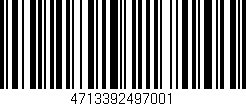 Código de barras (EAN, GTIN, SKU, ISBN): '4713392497001'
