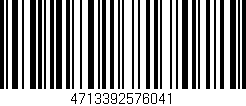Código de barras (EAN, GTIN, SKU, ISBN): '4713392576041'