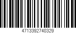 Código de barras (EAN, GTIN, SKU, ISBN): '4713392740329'