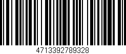 Código de barras (EAN, GTIN, SKU, ISBN): '4713392789328'