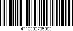 Código de barras (EAN, GTIN, SKU, ISBN): '4713392795893'