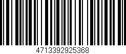 Código de barras (EAN, GTIN, SKU, ISBN): '4713392925368'
