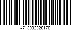Código de barras (EAN, GTIN, SKU, ISBN): '4713392928178'