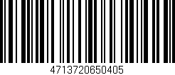Código de barras (EAN, GTIN, SKU, ISBN): '4713720650405'