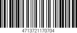 Código de barras (EAN, GTIN, SKU, ISBN): '4713721170704'