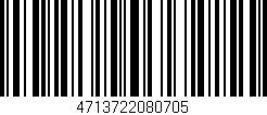 Código de barras (EAN, GTIN, SKU, ISBN): '4713722080705'