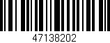 Código de barras (EAN, GTIN, SKU, ISBN): '47138202'