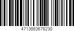 Código de barras (EAN, GTIN, SKU, ISBN): '4713883678230'