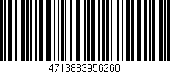 Código de barras (EAN, GTIN, SKU, ISBN): '4713883956260'