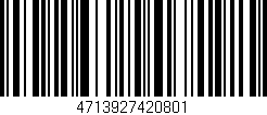 Código de barras (EAN, GTIN, SKU, ISBN): '4713927420801'
