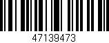 Código de barras (EAN, GTIN, SKU, ISBN): '47139473'