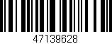 Código de barras (EAN, GTIN, SKU, ISBN): '47139628'