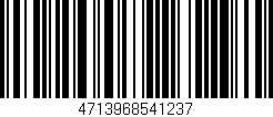 Código de barras (EAN, GTIN, SKU, ISBN): '4713968541237'