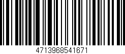 Código de barras (EAN, GTIN, SKU, ISBN): '4713968541671'