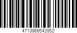 Código de barras (EAN, GTIN, SKU, ISBN): '4713968542852'