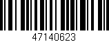 Código de barras (EAN, GTIN, SKU, ISBN): '47140623'