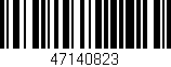 Código de barras (EAN, GTIN, SKU, ISBN): '47140823'